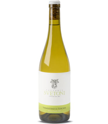 BOUTEILLE DE 75CL DE VIN BLANC VERMENTINO DI TOSCANA IGT 2022 DU DOMAINE SVETONI