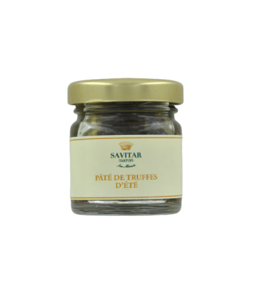 Savitar Tartufi - San Miniato -TN/PT/030 - Pot de 30 grammes de pâté de truffes d’été (truffes hachées) à l’huile
