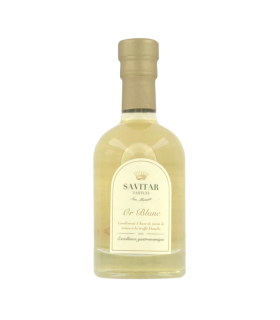 Savitar Tartufi - San Miniato -TB/AC/100 - Bouteille de 100 ml de vinaigre aigre-doux aromatisé à la truffe blanche / Or Blanc
