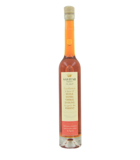 Savitar Tartufi - San Miniato - CL/PE/100 - Bouteille de 100 ml d’huile d'olive extra vierge aromatisée au piment