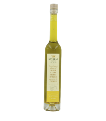 Savitar Tartufi - San Miniato - CL/LI/100 - Bouteille de 100 ml d’huile d'olive extra vierge aromatisée au citron