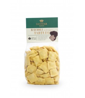 Savitar Tartufi - San Miniato - TN/RAV/250 - Sachet de 250 grammes de raviolis farcis au fromage et à la truffe d’été