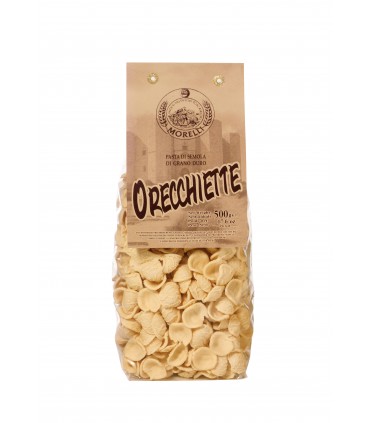 Sachet de 500 grammes de pâtes Orecchiette