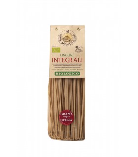 Sachet de 500 grammes de pâtes Linguine bio à la farine de blé complète
